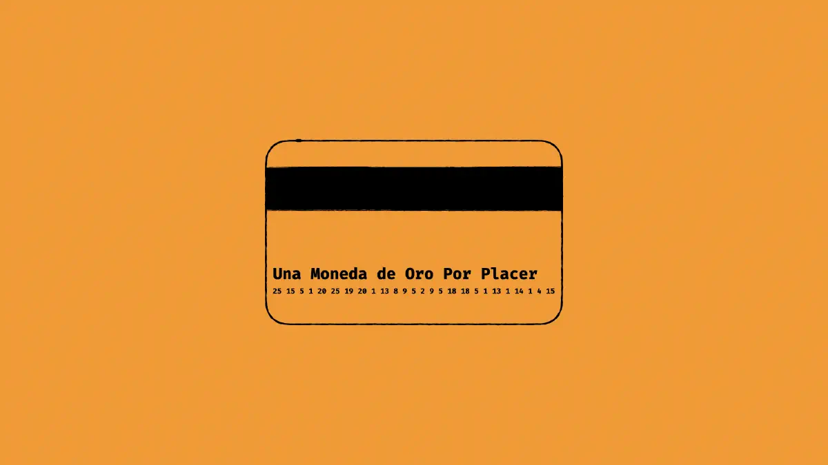 a golden coin for pleasure